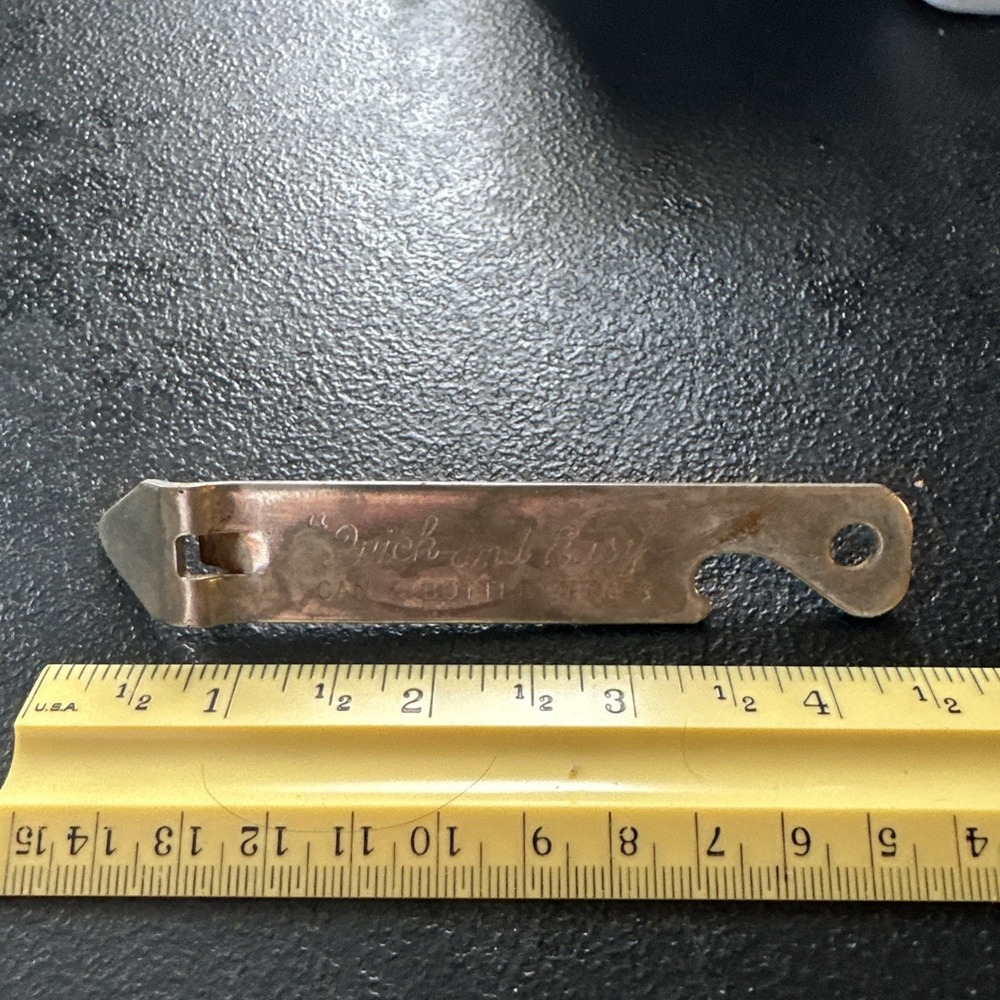 Quick and Easy Can & Bottle Opener- Open Side End- Key Chain Hole Vaughan 4.5"‎